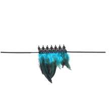 2 Stück schwarze Spitzenbesatz Feder Handgelenksmanschetten, Halloween Cosplay Kostüm Armbänder, Maskenball Party Karneval Damen Kleid Accessoires - Verschiedenfarbig - Übersicht 8
