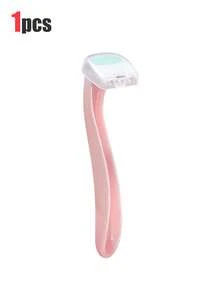 Women's Full Body Shaver, Manual Razor, Bikini Hair Removal Tool, Rubber Handle, Comes With Travel Storage Box, Easily And Painlessly Remove Hair From Legs, Bikini Area And Underarms, Gentle Care For Sensitive Skin, Dry And Wet Use, Ergonomic Handle Design, Portable (Storage Box Color Random) - Multicolor - View 11