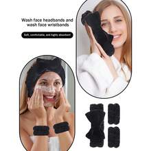 49 Pcs/1PC All‑In‑One Makeup Collection, 30 Pcs New Black Makeup Brushes,18 Pcs Assorted Makeup Accessories And 1 Black Makeup Wash Bag, Makeup Sponges, Headband, Cleaning Tools For Home & Travel Makeup - Black - View 9