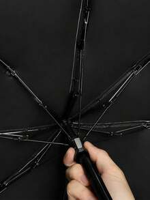 1pc 2-In-1 Sun & Rain Umbrella With Rhinestone Design, Portable Travel Essential, Easy To Carry, School Supplies, Strong Waterproof Performance, Dual-Use Rain & Sun Protection, Perfect Vacation Gift Choice - UPF50+ Capsule Umbrella - View 10