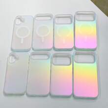 Laser Matte Magnetic Phone Case Compatible With IPhone 18 17 16 15 14 13 Pro Max Plus 17Pro 16E17E Air Supports Wireless Charging Gradient Rainbow - K6 - View 10
