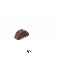 1/10/16pcs Wooden Table Number Holders, Wedding Table Number Stands, Semi-Circular Design Table Card Clips, Suitable For Office, Labels, Photos, Menus, Banquets, Birthday Parties, Retail Stores, Wedding Parties And Event Decoration - A - View 9