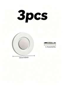 1/3/5pcs Magnetic Remote Control Holder, Self-Adhesive No-Damage Wall-Mounted Remote Control Storage Hook, Suitable For Living Room, Bedroom, Kitchen Remote Control And Charger Storage Wall Organizer, Home Storage, Back To School Dorm Essential Accessory - Multicolor - View 13