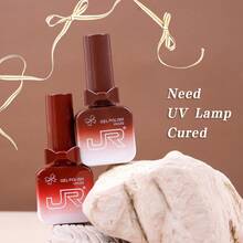 JR 126 Colors Gel Nail Polish Ivory 15ml 9pcs Bow & Ribbon Filled Bottle Set Soak Off UV LED Girls Gift - Multicolor - View 3