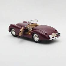 Classic Convertible Vintage Car Simulated Alloy Diecast Model, Retro Old Vehicle Collection Desktop Ornament, Play Car Toy, 3 Colors Optional - Multicolor - View 9