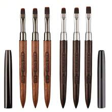 French Manicure Brush, Functional Nail Art Pen, Suitable For French Manicure, Commonly Used Nail Artist Pen Size, Gel Nail Polish Brush -, Professional Nail Art Tool, With Precision Brush Head, For Home And Salon Use, Durable Nail Polish Pen - Multicolor - View 3