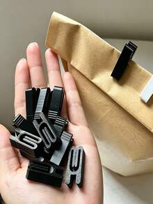 1/5/10/20/30pcs Snack Bag Sealing Clips, Food Bag Packaging Clips, Lightweight Kitchen Essential Tool, Suitable For Sealing Potato Chip Bags, Snack Bags And Frozen Foods, Ideal For Home Kitchen, Travel, Picnic And Party Leftover Food Storage - Multicolor - View 5