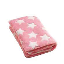 Pet Blanket For Small And Medium Dogs, Also Suitable For Various Small Animals And Cats, Washable, Soft Flannel Fabric, Five-Point Star Embroidery, Lightweight And Breathable, Suitable For All Seasons, Can Be Used As Dog Bed And Dog Mat - Multicolor - View 6
