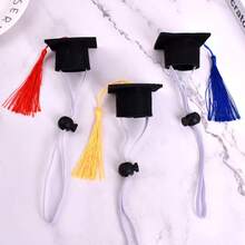 2/6/10/14pcs Mini Pet Graduation Cap, Adjustable Dog Cat Graduation Hat With Colorful Tassel, Pet Costume Photo Prop Accessory - Multicolor - View 5