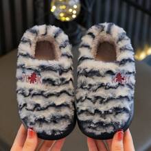 Zapatos cerrados para niños, nuevos para invierno, minimalistas, casuales, unisex, de moda para estudiantes, pantuflas para casa - Negro - Ver 3