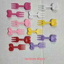 Sanrio 10pcs Hello Kitty Cute Fruit Forks, Party Dessert Forks, Suitable For School And Various Occasions, Reusable, Suitable For Fruit, Cake, Ice Cream - Summer Tableware, Lunch Box, Plate Decoration, Restaurant - Home, Outdoor Picnic - A - View 11