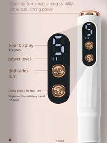 1 Set Rechargeable Nail Drill, Includes 11 Grinding Heads, Electric Nail Pen With Display Screen, Type-C Interface, 300mAh Battery Capacity, 5-Speed Variable, Suitable For Removing Dead Skin, Calluses, Nail Trimming, Nail Removal, Nail Polishing - Multicolor - View 6