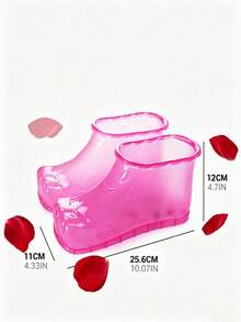 3/2/1pc Foot Bath Box, Heated Massage, Portable Foot Soaking Tub, Relieve Foot Fatigue - Pink - View 2