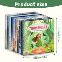 Bilingual Andersen Fairy Tales In English And Spanish, Classic Story Reading With The , Thumbelina And The Ugly Duckling, Illustrated Covers, Family Reading And Language Learning Fun - Bilingual Fairy Tale Stories - View 7