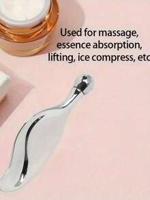 1pc Leaf-Shaped Eye Massage Roller, Manual Eye Massager, Designed For Eye Care And Beauty - Multicolor - View 6