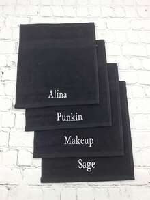 Customized Personalized Face Towel, Microfiber Embroidery, Her Gift, Party Bathroom Spa, Bridesmaid, Wedding Gift, Valentine's Day - Multicolor - View 4