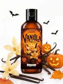 LISM Minyak Esensial Vanila 10ml, Esensial Musim Gugur yang Hangat, Aroma Manis Alami, Hadiah Thanksgiving/Halloween, Cocok untuk Pelembap Udara/Diffuser/Pembuatan Lilin, 1 Minyak Esensial Aromatik, Suasana Halloween yang Kuat, Cocok untuk Dekorasi Rumah - Minyak Esensial Vanila Halloween - View 1