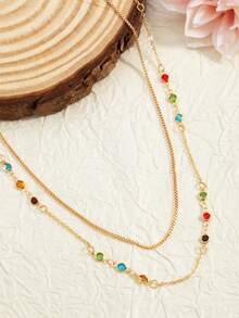 Sexy Minimalist Thin Chain Single Layer High Street Fashion Body Chain Waist Chain For Women - Multicolor - View 3