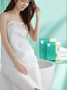 Disposable Luxury Thick Towels 5 Packs, 70gsm Soft Non-Woven Fabric, Individually Wrapped, 50x100cm, Suitable For Travel, Gym, And Outdoor Use - White - View 5