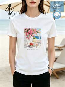 Women T-Shirts - White - View 1