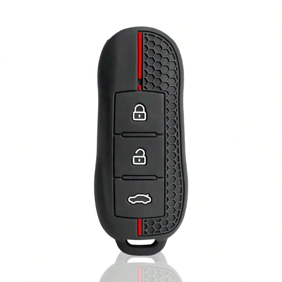 Silicone Car Key Cover Remote Fobs Cases Protector Auto Accessories For Dongfeng Fengon Fengguang IX5 580 IX7 Seres SF5 2021 - A - View 1