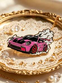 1pc Racing Car Brooch Lapel Pin, Cartoon Vehicle Personalized Badge, Suitable For Jackets And Backpacks, Unique Personalized Decoration, Ideal Gift For Men, Teenagers And Boys - Multicolor - View 18