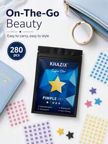 280/1120PCS Star-Shaped Acne Patches, Waterproof & Sweat-Resistant, Day & Night Use, Scar Concealing, Seamless & Non-Caking, Gentle & Non-Irritating, Fresh & Skin-Friendly - View 7