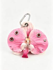New Realistic Lily Flower Keychain, Personalized Versatile, Phone Charm, Niche Design, Minimalist Fashion, Casual - Multicolor - View 3