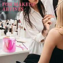 310pcs Disposable Makeup Tool Set, Eyelash Brush, Eyeshadow Applicator, Lip Brush, Mini Cotton Swabs, Makeup Artist Essential Tool Set With Box - Multicolor - View 3