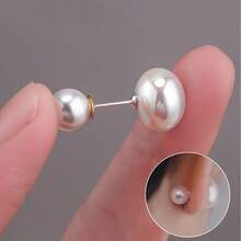 2/4/6pcs Earring Backs, Earring Back Replacements, Earring Back Locking Brackets, Large Pendant Suitable For Earrings, Heavy Earrings, Ear Jewelry Making - Ear Plug - View 2
