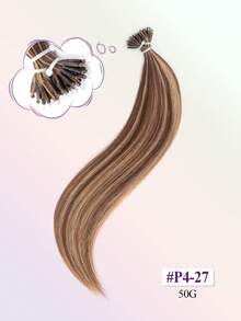 Nano Ring Hair Extensions, Natural Black, 12-22 Inches, Silky Straight Remy Human Hair, Micro Nano Ring Bead Hair Extensions For Women - Multicolor - View 33