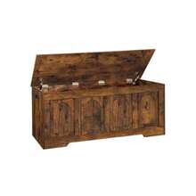 Storage Chest, Wooden Toy Box, 47.2" L - Rustic Brown - View 1