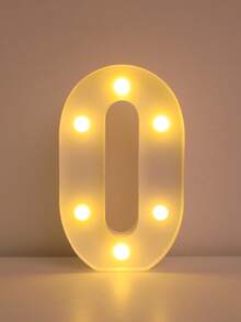 1pc 21cm White Luminous Letter Light, LED Letter Lamp,Light Up Alphabet Letters, Battery Operated DIY Spelling Letter Lights For Celebration, Indoor Room Decoration, Wedding Proposal Decoration, Birthday Party Decoration Letter Light Board - White - View 25