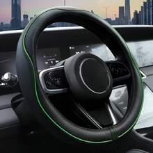Car Steering Wheel Cover With Inner Ring: Universal Size 14.5-15inch, Premium Leather, Comfortable Grip, Long-Lasting Protection For Your Steering Wheel - Multiple Colors Available - Multicolor - View 19