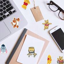 50 buah Stiker Kartun Disney Winnie The Pooh & Piglet, Cocok untuk Dekorasi Koper dan Laptop - 1 Set - View 19