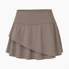 Li-Ning Women's Tennis Series Ice-Cooling Sun Protection Skort AKSV938 - Palm Brown - View 2