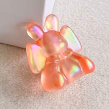 4pcs Multicolor UV Bow‑Knot Rabbit Acrylic Through‑Hole Beads For DIY Bracelets, Phone Charms, Keychains Handmade Craft Supplies - Multicolor - View 7