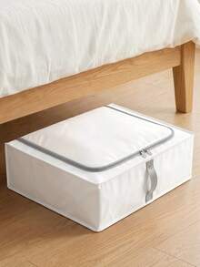 3/1pc Foldable Fabric Underbed Storage Bag, Fully Utilize Underbed Space, Can Store Blankets, Quilts And Pillows, Suitable For Closet Organization, Underbed, Wardrobe And Cabinet Top Storage, Also Suitable For Holiday, Room, Home And Bedroom Decoration, Clothing Storage, Storage Box, Storage, Underbed Storage Space - Multicolor - View 13