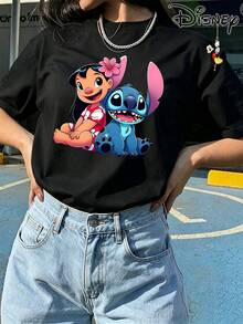 Disney Women T-Shirts - Black - View 3