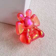 4pcs Multicolor UV Bow‑Knot Rabbit Acrylic Through‑Hole Beads For DIY Bracelets, Phone Charms, Keychains Handmade Craft Supplies - Multicolor - View 20