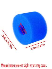 Foam Pool Filter, 6pcs S1 Type Filter Sponges, Swimming Pool Filter Sponge, Foam Pool Filter, Reusable Pool Foam Filter, Suitable For Swimming Pools, Spas, Aquarium Sponge Filters (10.8*7.3cm) - Multicolor - View 9