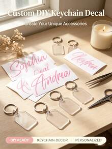 1/5/10pcs Customized UV Transfer Stickers, Space Category Text Customization, Arrangement Node Labeling Production, Decorative Glassware Adhesion Sealing, Soft Decoration Gift Box Appearance Modification, Indoor Scene Decoration Arrangement - Multicolor - View 5