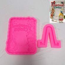 Christmas Gingerbread Cookies Recipe Silicone Mold Christmas Baking Sign Concrete Silicone Mould Recipe Board Resin Plaster Mold - SZ931 - View 13