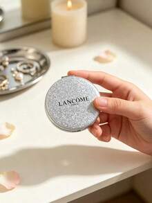 Lancôme Lancome Glitter Compact Makeup Mirror, Portable Durable Folding Hand Mirror With Brand Logo, High‑Definition Glass Surface, Suitable For Personal Use And Gift Giving, LANCOME‑GIFT‑25 - Silver - View 4