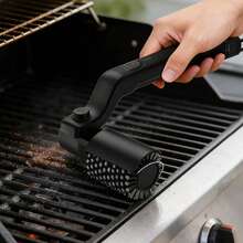 Rechargeable Electric BBQ Brush, Automatic Rust And Grease Cleaner For Outdoor Grill Grates, Cleaning Tool - Black - View 8