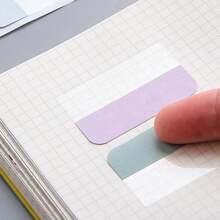 12-120pcs Pastel Color Index Tabs Sticky Notes, Self Adhesive Page Markers, Book Annotation Tabs, Bookmark Labels For Study Notes, Notebook, Document Classification, Office School Supplies - A - View 9