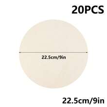 20pcs Assorted Size 1-16in Blank Wooden Rings, Unfinished Wood Circles, DIY Craft Supplies, Home Decor, Handmade Materials, Painting & Drawing Wooden Discs - Yellow - View 15