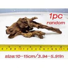 1/2pcs Natural Aquarium Driftwood Branches, Fish Tank Decoration Ornament, 2-8 Inches Multiple Sizes, Suitable For Betta Cichlid Shrimp Tank, Reptile Climbing Hiding Cave, Moss Fixing Hardscape, Rustic Brown Forest Style, Freshwater Use - A - View 15