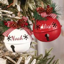 Personalized Christmas Tree Ornament,Custom 2026 Jingle Bell,Christmas Tree Ornament ,Bell Ornament Custom,Christmas Decor,Christmas Gift - Multicolor - View 4