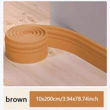 1pc Soft Skirting Board Self-Adhesive Wall Sticker Wall Corner Floor Line Renovation Ugly Decoration Strip, Home Decor, Spring Decorations, Home Refresh, Ramadan Decor Sticker Gift - Multicolor - View 14